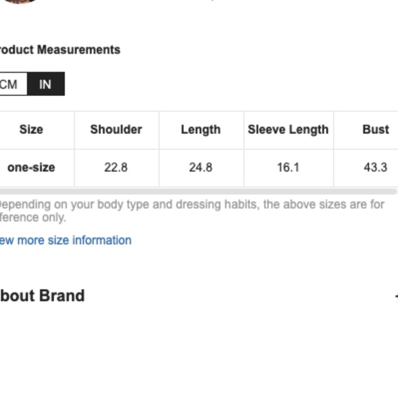 DAZY Cable Knit Drop Shoulder Cardigan, Shein Cream Oversized Sweater NWOT - Picture 6 of 6